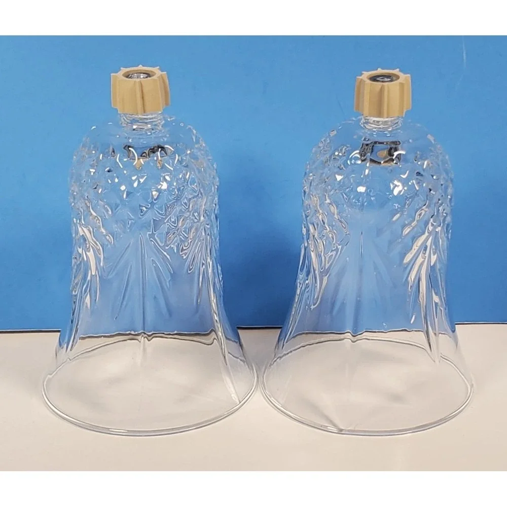 Vintage Votive Cups Windsor Patt Glass Peg Candle Home Interior N/Grippers QTY 2